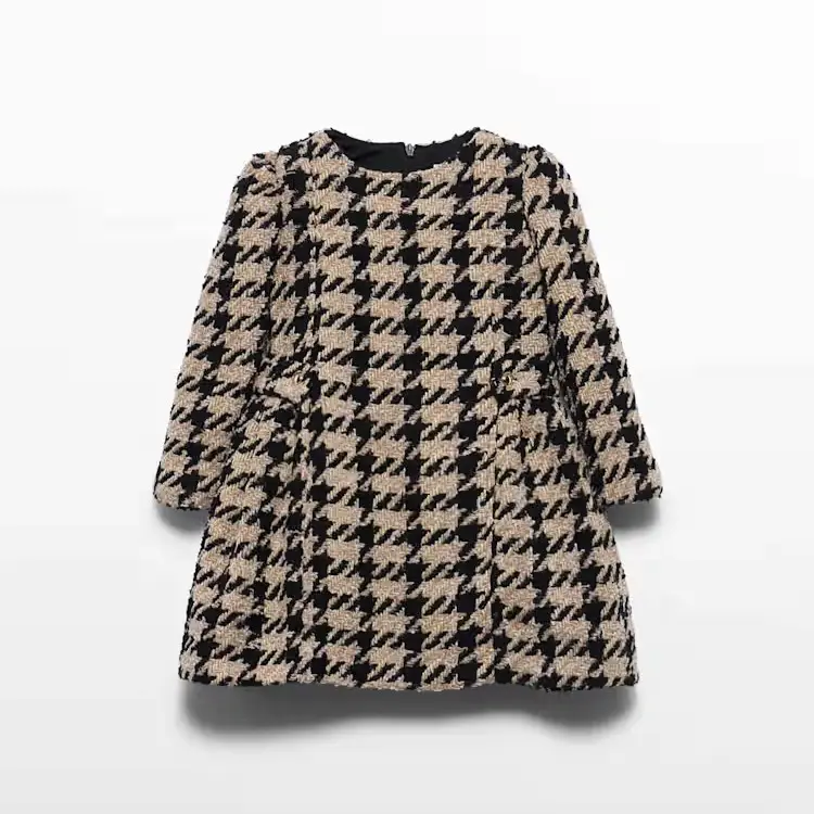 Vestido Tweed Pata De Gallo - 5581